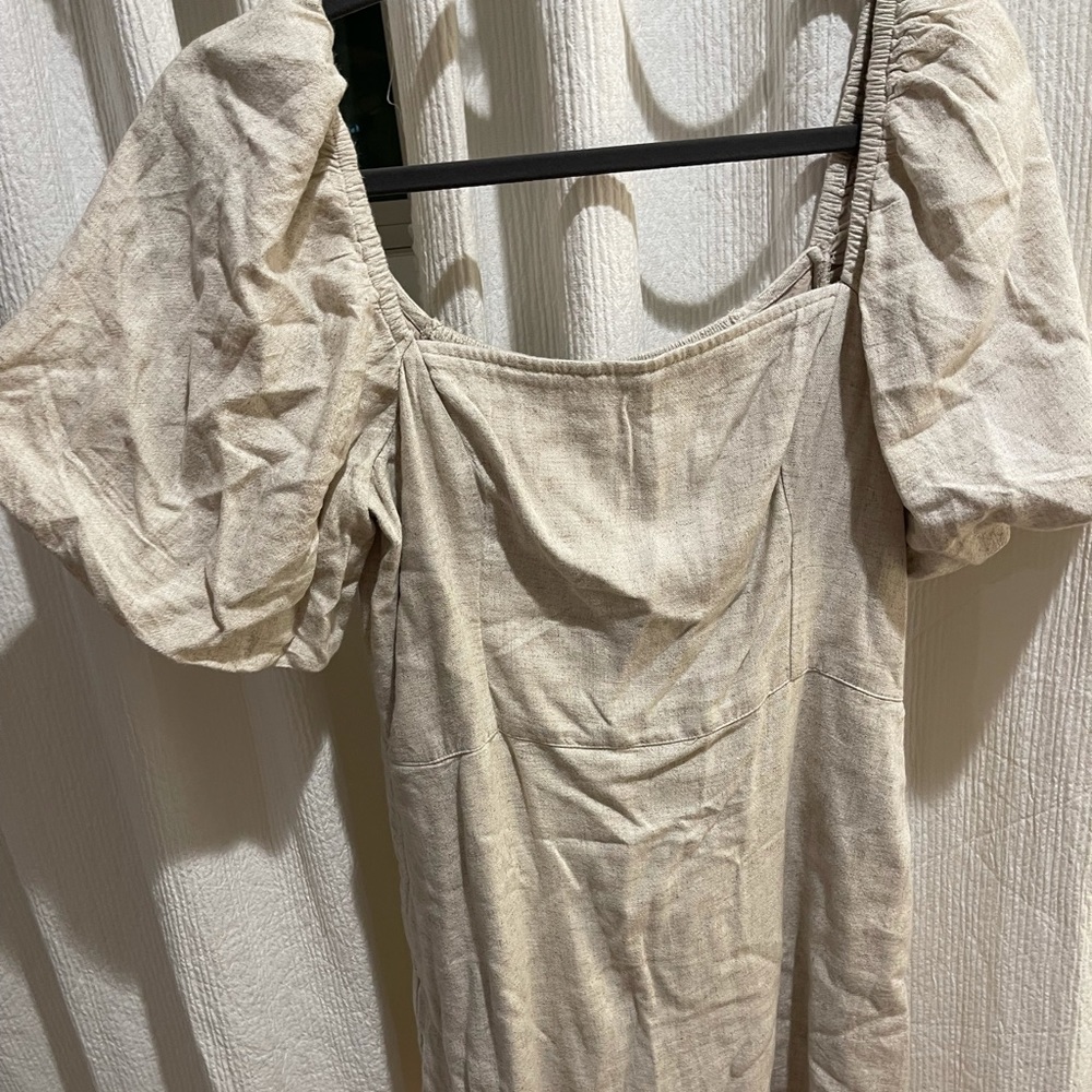 Abercrombie and Fitch tan dress